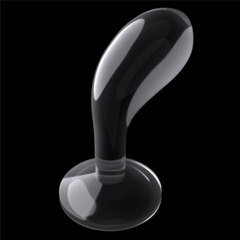 Masażer prostaty korek przezroczysty z przyssawką Masażer prostaty korek przezroczysty z przyssawką