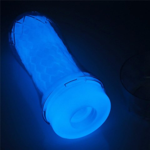 Masturbator podświetlany led z wypustkami 20 cm Masturbator podświetlany led z wypustkami 20 cm