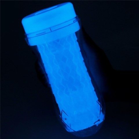 Masturbator podświetlany led z wypustkami 20 cm Masturbator podświetlany led z wypustkami 20 cm