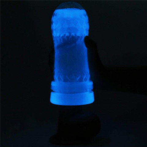 Masturbator podświetlany led z wypustkami 20 cm Masturbator podświetlany led z wypustkami 20 cm
