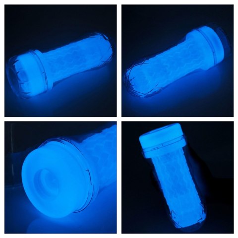 Masturbator podświetlany led z wypustkami 20 cm Masturbator podświetlany led z wypustkami 20 cm