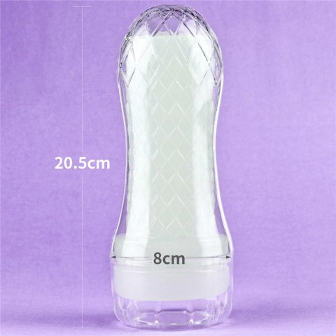 Masturbator podświetlany led z wypustkami 20 cm Masturbator podświetlany led z wypustkami 20 cm