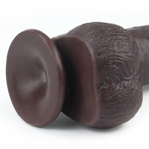 Murzyńskie dildo z dwuwarstwowego materiału 23 cm Murzyńskie dildo z dwuwarstwowego materiału 23 cm