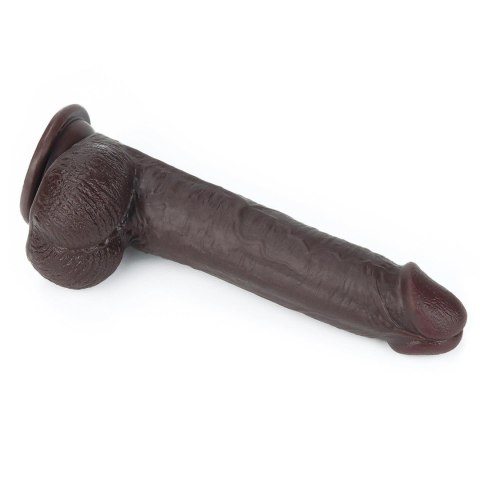 Murzyńskie dildo z dwuwarstwowego materiału 23 cm Murzyńskie dildo z dwuwarstwowego materiału 23 cm
