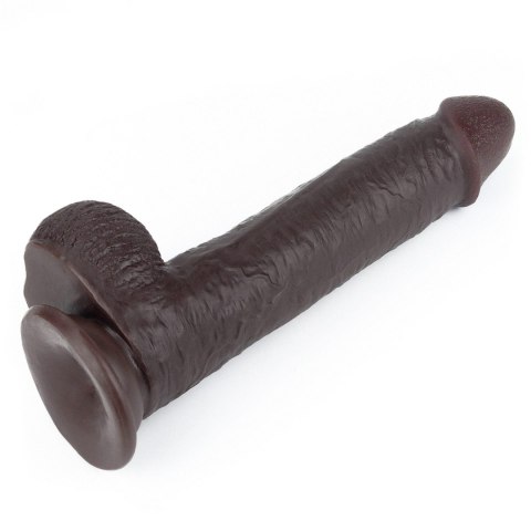 Murzyńskie dildo z dwuwarstwowego materiału 23 cm Murzyńskie dildo z dwuwarstwowego materiału 23 cm