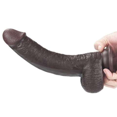 Murzyńskie dildo z dwuwarstwowego materiału 23 cm Murzyńskie dildo z dwuwarstwowego materiału 23 cm
