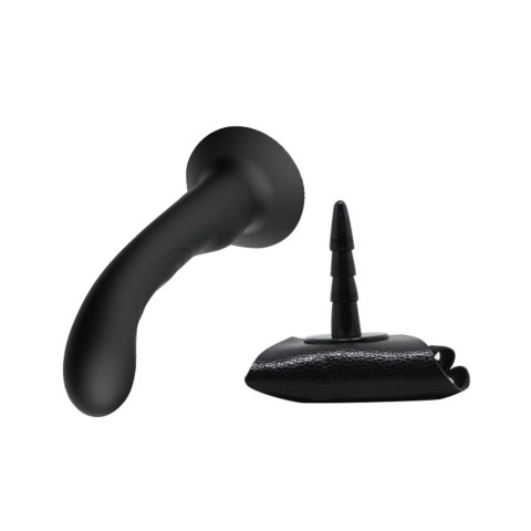 Odczepiany strap-on majtki z zakrzywionym dildo Odczepiany strap-on majtki z zakrzywionym dildo