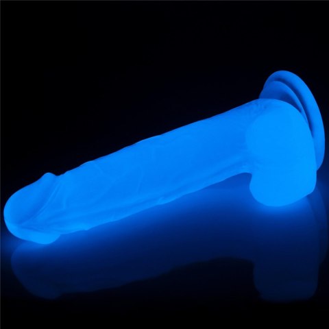 Podświetlane dildo sztuczny penis mocna przyssawka Podświetlane dildo sztuczny penis mocna przyssawka