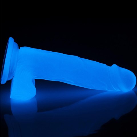 Podświetlane dildo sztuczny penis mocna przyssawka Podświetlane dildo sztuczny penis mocna przyssawka