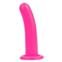 Silikonowe dildo do strap-ona sex analny różowe Silikonowe dildo do strap-ona sex analny różowe