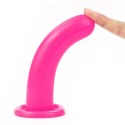 Silikonowe dildo do strap-ona sex analny różowe Silikonowe dildo do strap-ona sex analny różowe