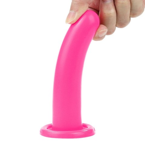 Silikonowe dildo do strap-ona sex analny różowe Silikonowe dildo do strap-ona sex analny różowe