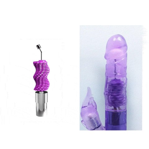 Wibrator króliczek falowanie wibracje rotacje 21cm Wibrator króliczek falowanie wibracje rotacje 21cm