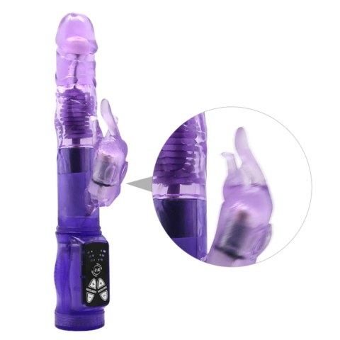 Wibrator króliczek falowanie wibracje rotacje 21cm Wibrator króliczek falowanie wibracje rotacje 21cm