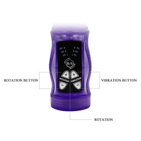 Wibrator króliczek falowanie wibracje rotacje 21cm Wibrator króliczek falowanie wibracje rotacje 21cm