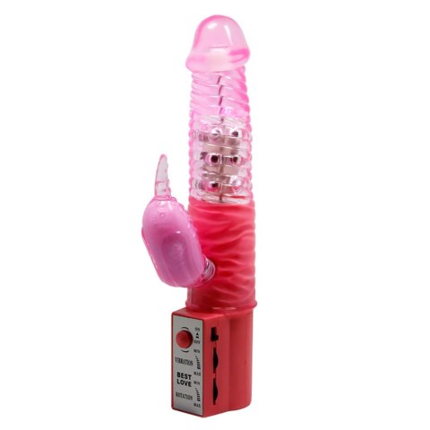 Wibrator króliczek masażer łechtaczki rotacja 24cm Wibrator króliczek masażer łechtaczki rotacja 24cm