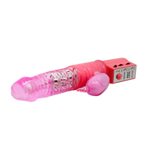 Wibrator króliczek masażer łechtaczki rotacja 24cm Wibrator króliczek masażer łechtaczki rotacja 24cm