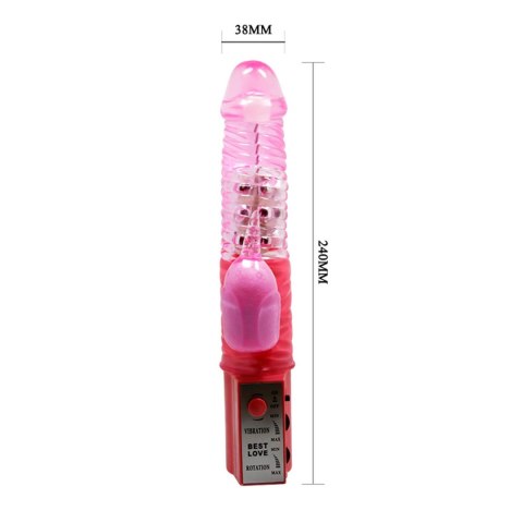 Wibrator króliczek masażer łechtaczki rotacja 24cm Wibrator króliczek masażer łechtaczki rotacja 24cm