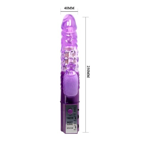Wibrator króliczek rotacja masażer łechtaczki 24cm Wibrator króliczek rotacja masażer łechtaczki 24cm