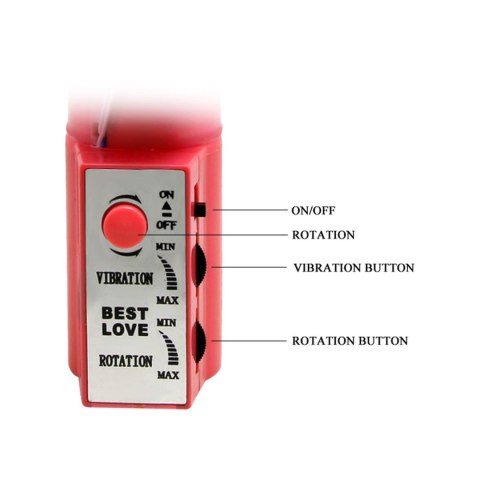 Wibrator króliczek rotacja punkt G łechtaczka 24cm Wibrator króliczek rotacja punkt G łechtaczka 24cm