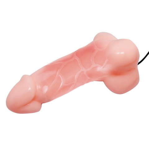 Żylaste dildo do penetracji z wibracjami 17 cm Żylaste dildo do penetracji z wibracjami 17 cm