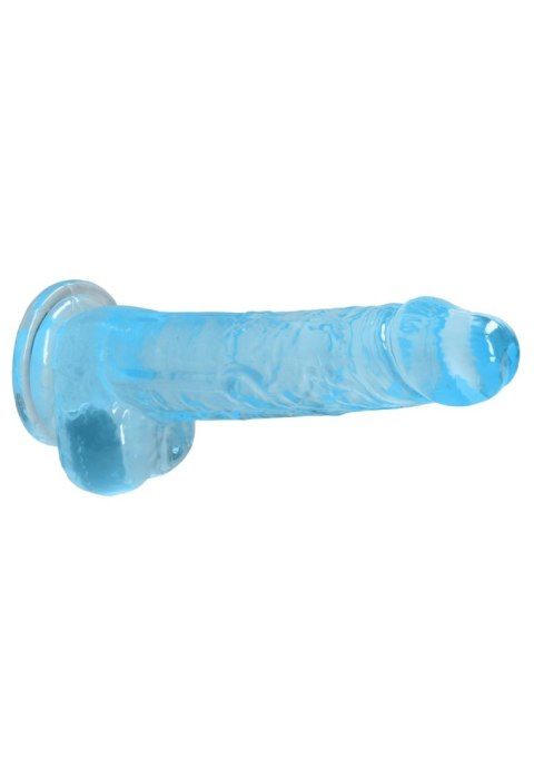 Dildo gumowe silikonowe żylaste z przyssawką 21 cm Dildo gumowe silikonowe żylaste z przyssawką 21 cm