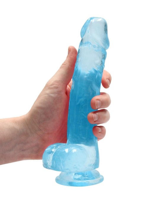 Dildo gumowe silikonowe żylaste z przyssawką 21 cm Dildo gumowe silikonowe żylaste z przyssawką 21 cm