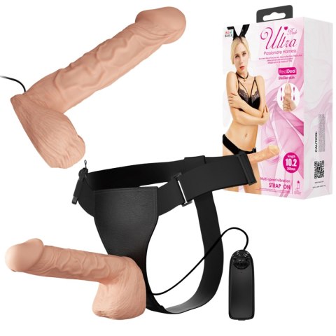 Dildo realistyczny penis wibracje strap-on 26cm Dildo realistyczny penis wibracje strap-on 26cm