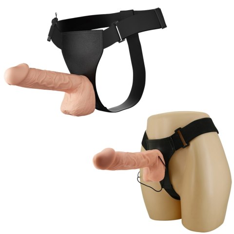Dildo realistyczny penis wibracje strap-on 26cm Dildo realistyczny penis wibracje strap-on 26cm