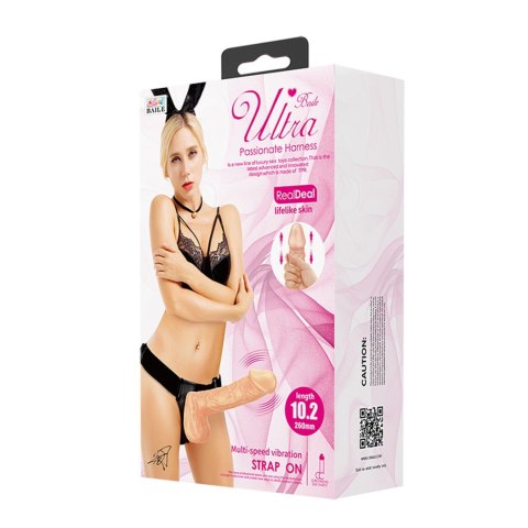 Dildo realistyczny penis wibracje strap-on 26cm Dildo realistyczny penis wibracje strap-on 26cm