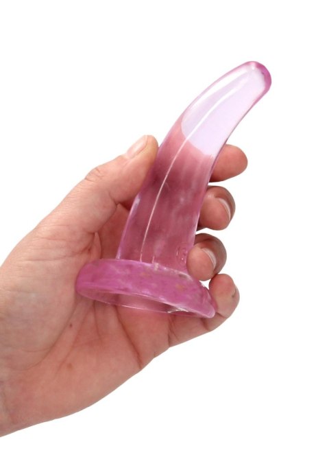 Dildo zakrzywione małe z mocną przyssawką 12 cm Dildo zakrzywione małe z mocną przyssawką 12 cm