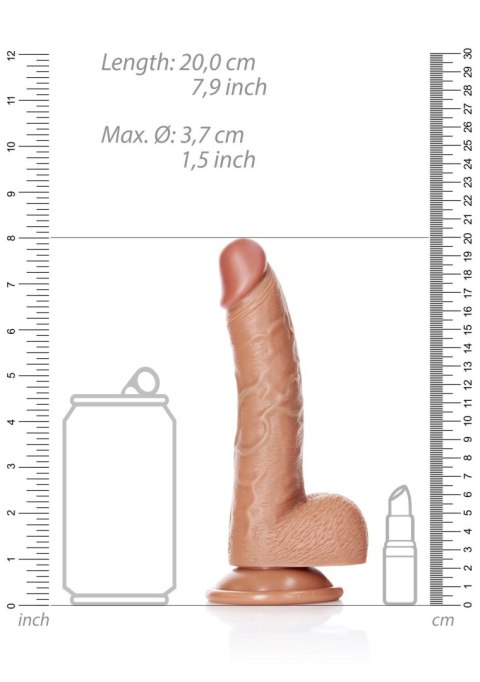 Duże silikonowe żylaste dildo przyssawka 20 cm Duże silikonowe żylaste dildo przyssawka 20 cm