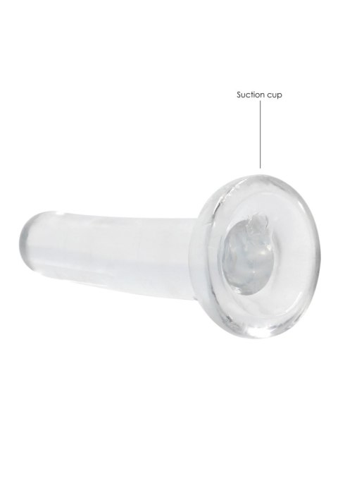 Małe gładkie przezroczyste dildo przyssawka 13,5cm Małe gładkie przezroczyste dildo przyssawka 13,5cm