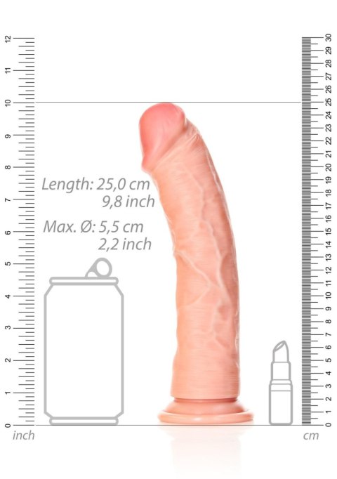 Silikonowe duże dildo z mocną przyssawką 25 cm Silikonowe duże dildo z mocną przyssawką 25 cm