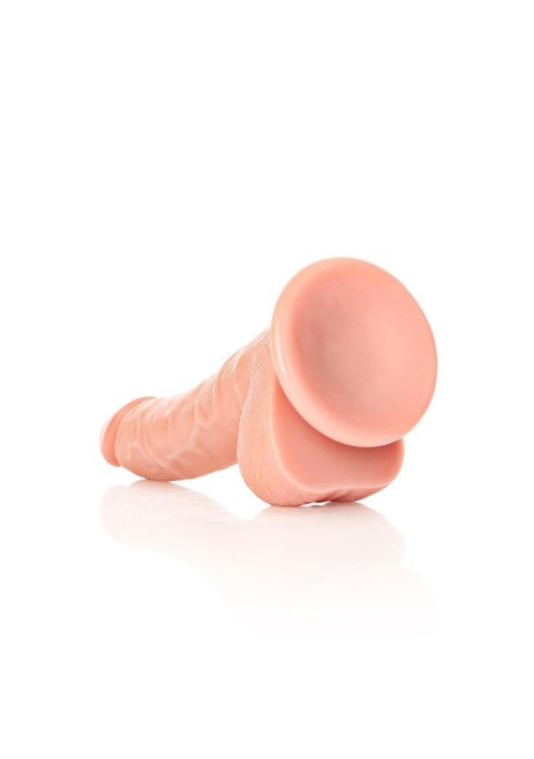 Silikonowe żylaste cieliste dildo przyssawka 20 cm Silikonowe żylaste cieliste dildo przyssawka 20 cm