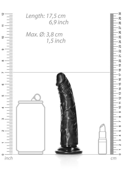 Slim Realistic Dildo with Suction Cup - 6""/ 15,5 cm Slim Realistic Dildo with Suction Cup - 6""/ 15,5 cm