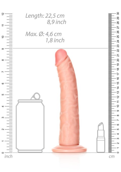 Slim Realistic Dildo with Suction Cup - 8""/ 20,5 cm Slim Realistic Dildo with Suction Cup - 8""/ 20,5 cm