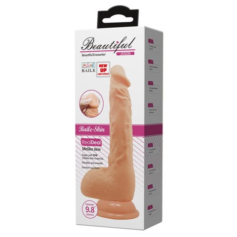 Sztuczny penis dildo realistyczne wibracje 24 cm Sztuczny penis dildo realistyczne wibracje 24 cm