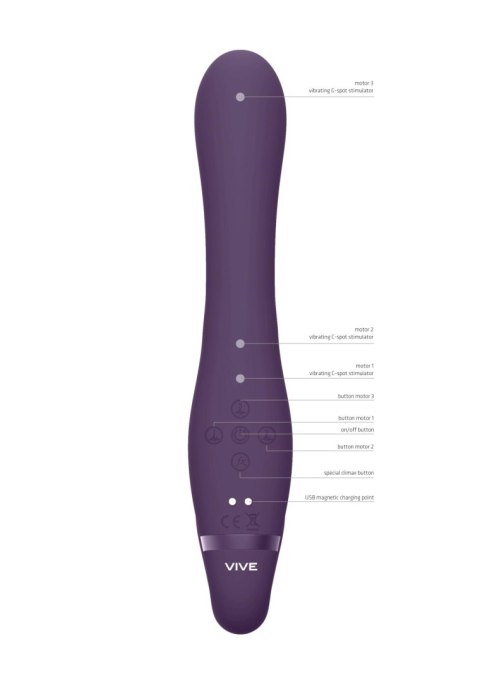Wibrator 3w1 stymulujący pochwę punkt G łechtaczkę Wibrator 3w1 stymulujący pochwę punkt G łechtaczkę