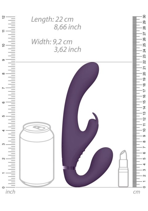Wibrator 3w1 stymulujący pochwę punkt G łechtaczkę Wibrator 3w1 stymulujący pochwę punkt G łechtaczkę