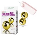 Wibrujące dwie kule gejszy na pilota golden ball Wibrujące dwie kule gejszy na pilota golden ball