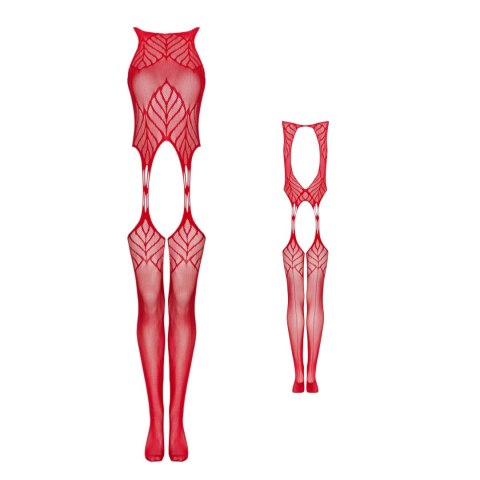 Koronkowe bodystocking erotyczny czerwone XL/XXL Koronkowe bodystocking erotyczny czerwone XL/XXL