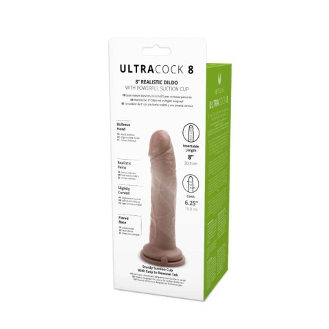Realistyczny silikonowy penis z przyssawką 20,5 cm Realistyczny silikonowy penis z przyssawką 20,5 cm