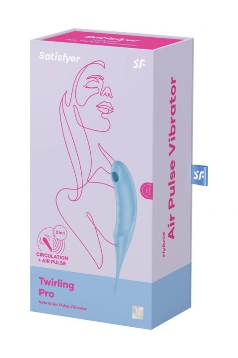 Stymulator powietrzny Satisfyer Twirling Pro Blue Stymulator powietrzny Satisfyer Twirling Pro Blue