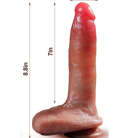 Realistyczny wibrator penis z ruchem góra/dół – z funkcją ogrzewania Realistyczny wibrator penis z ruchem góra/dół – z funkcją ogrzewania