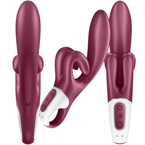 Wibrator króliczek Satisfyer Touch Me bordowy Wibrator króliczek Satisfyer Touch Me bordowy