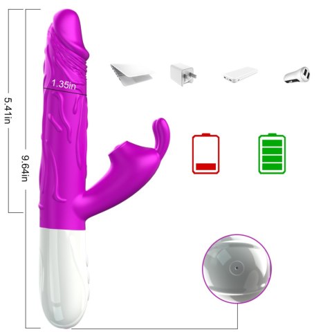 Wibrator podgrzewany ssący królik sex masażer Wibrator podgrzewany ssący królik sex masażer
