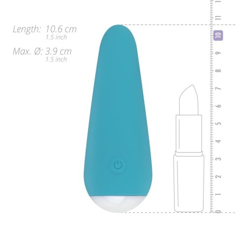 Mały wibrator masażer sex stymulator 10cm 10trybów Mały wibrator masażer sex stymulator 10cm 10trybów