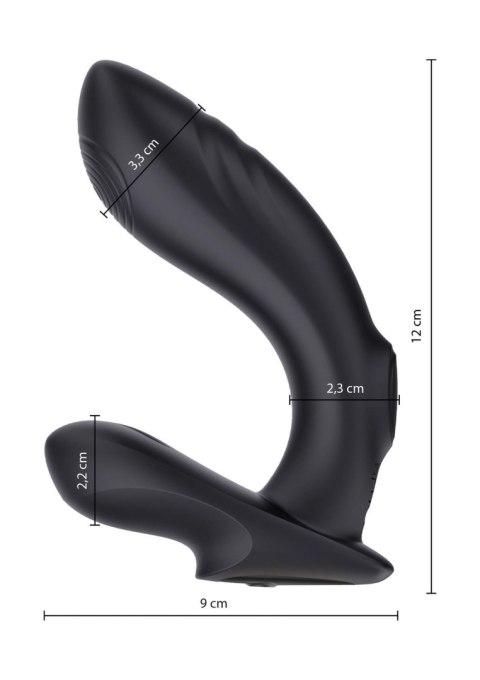 Masażer sex stymulator prostaty 10+5 trybów 12 cm Masażer sex stymulator prostaty 10+5 trybów 12 cm