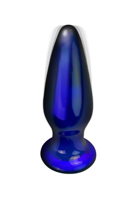 Szklany wibrujący korek analny sex buttplug 11cm Szklany wibrujący korek analny sex buttplug 11cm